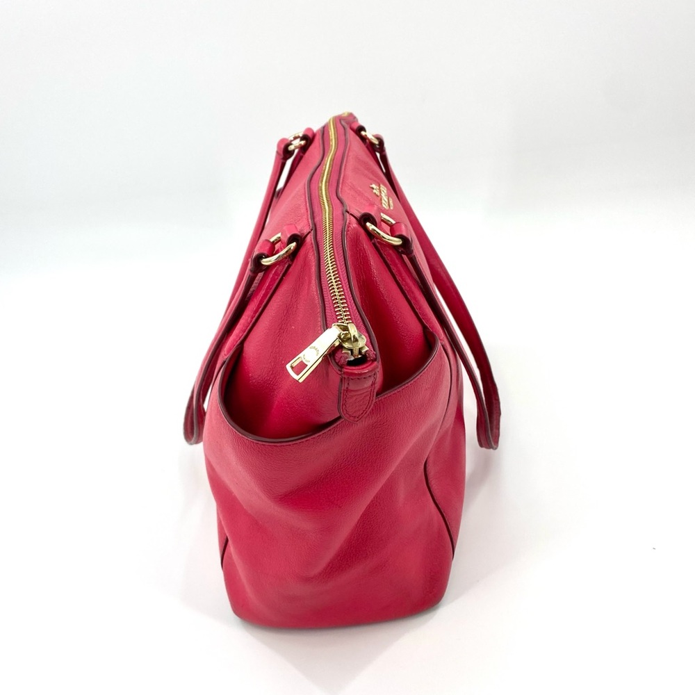 Coach Kacey ‘Fusion Pink’ Full Zip Medium Satchel - Picture 8 of 14